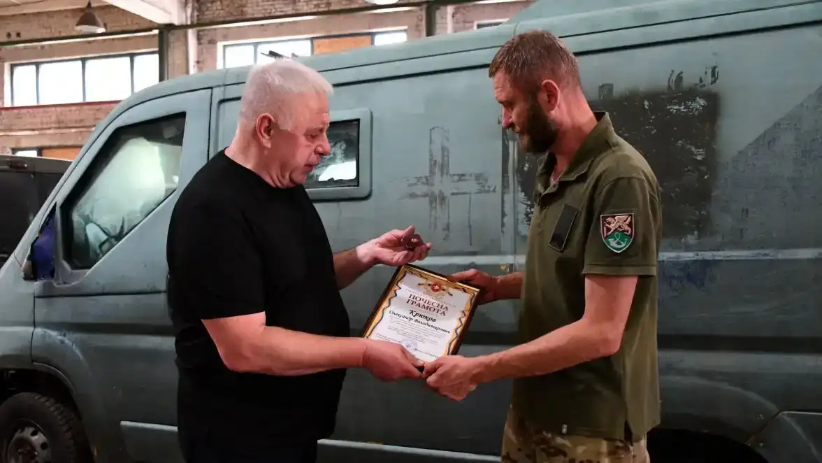 Військового 71-ї бригади відзначили Почесною грамотою облради