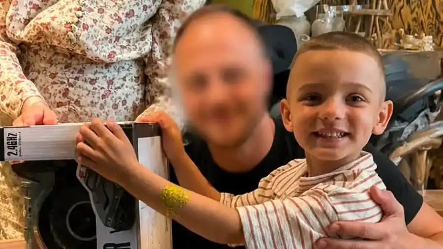 Поліцейські Рівненщини завітали на день народження п'ятирічного Мирона – сина загиблого спецпризначенця КОРДу Сергія Шевчука.