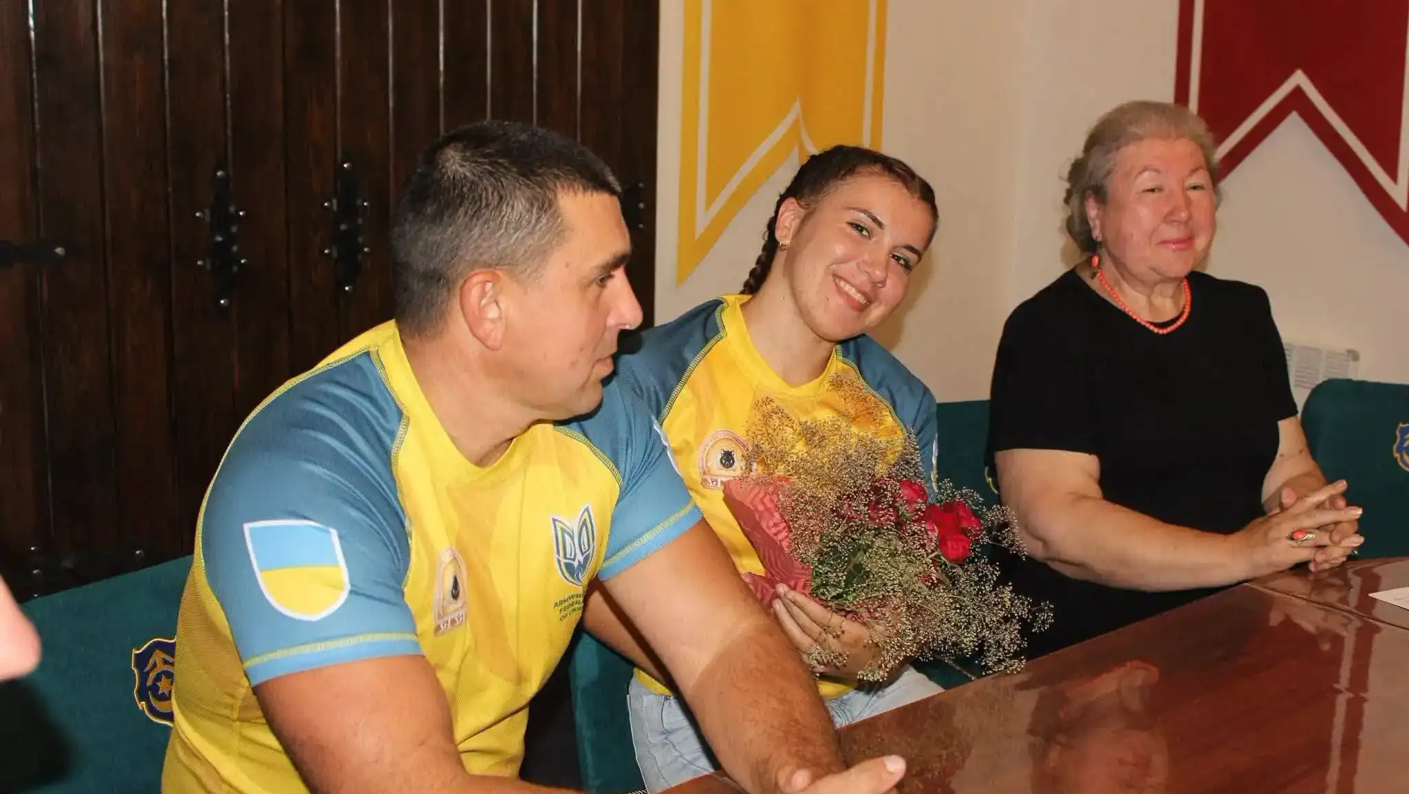 У Дубенському замку влаштували зустріч із чемпіоном Європи з армспорту Віктором Мушировським