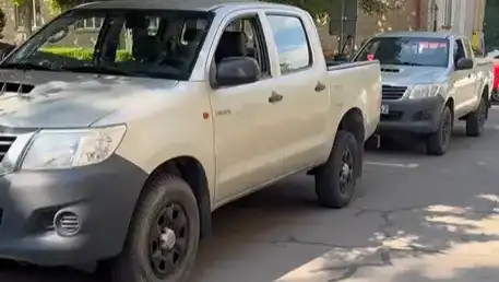Для 210-го штурмового полку передали два пікапи Toyota Hilux