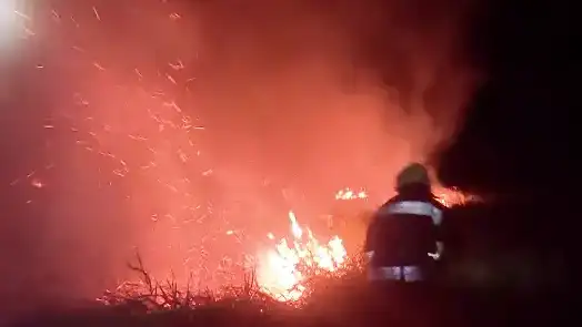 Упродовж 16 серпня рятувальники Рівненщини 16 разів виїжджали на пожежі в екосистемах. Вогонь знищив близько 14 гектарів сухої рослинності.